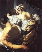 LISS, Johann Judith in the Ten of Holofernes oil painting artist